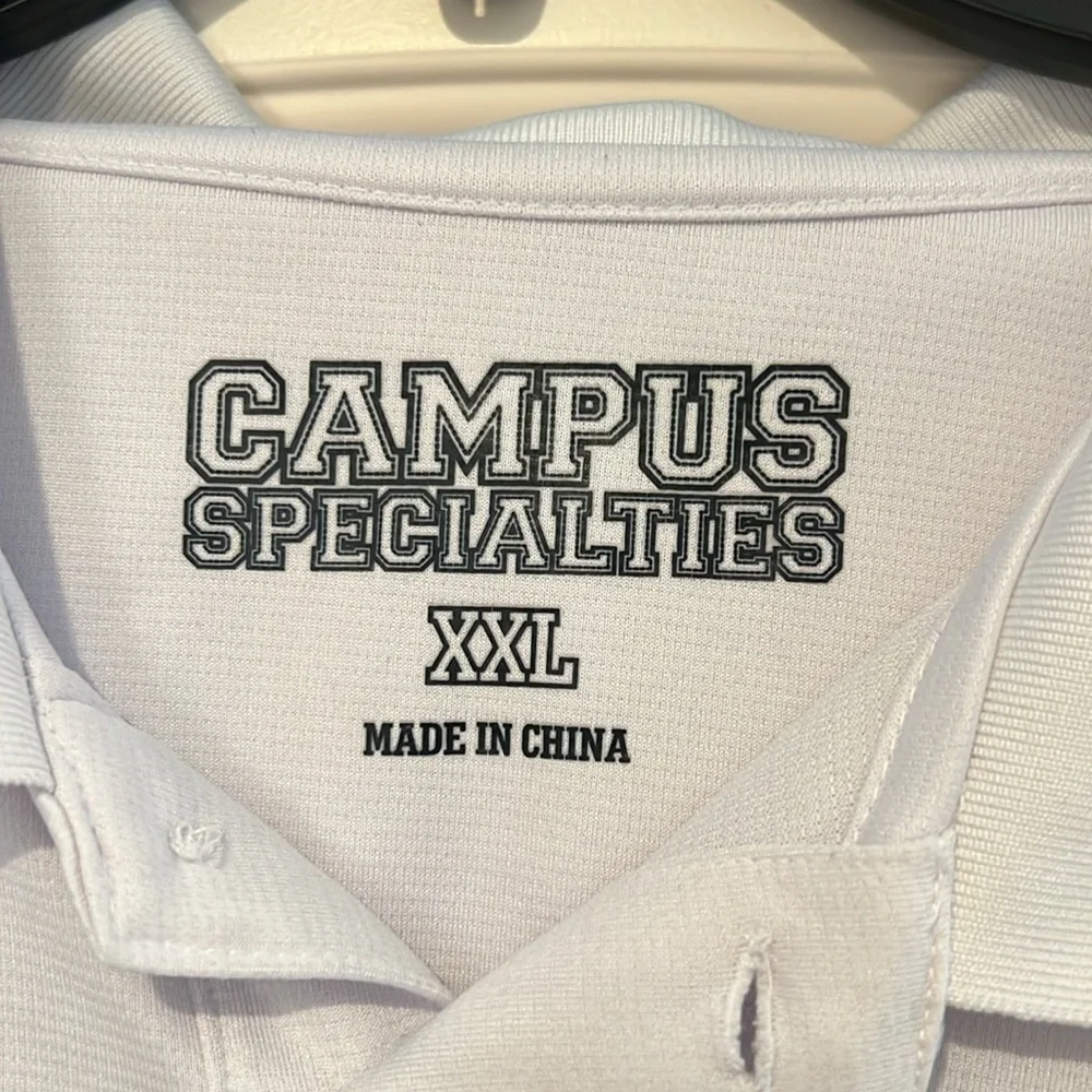 UNC North Carolina Tarheel White Short Sleeve Golf Shirt XXL - Picture 3 of 7